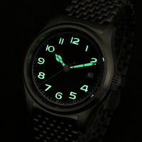 Ironwatch Pilot Watch 38Mm Military Minimalist Style Custom Dial Calendar Luminous Waterproof Men S Automatic Mechanical Watchhot