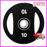 แผ่นน้ำหนัก โอลิมปิค หุ้มยาง ยูรีเทน Urethane Olympic plate - 10KG. OSP09