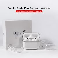 ♞✑ Protective Case For Airpods Pro Protective Cover for Apple Airpods 1 2 3 Bluetooth Headset Set Transparent PC Hard Shell TSLM1