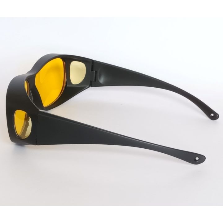 แว่นสำหรับขับรถกลางคืน-ช่วยเพิ่มความสว่าง-20-เพิ่มทัศนวิสัย-สามารถสวมทับ-แว่นเดิมได้