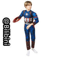 Bilibini Superhero Muscle Dress Up ชุดคอสเพลย์โชว์ (ไม่รวม Shield,Shield ต้องซื้อแยกต่างหาก)