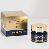 MEDI PEEL 24K Gold Snail Repair Cream 50 g. กระชับรูขุมขน ลดเลือนจุดด่างดำ ผิวเรียบเนียน