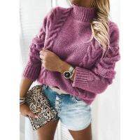 Long Sleeve Top Autumn Winter Clothes Women Turtleneck Knitted Sweater OversizeTops Korean Fashion Female Pullover Warm Clothing