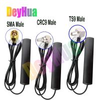 TS9 CRC9 SMA Male Connector 3G 4G LTE Patch Antenna 700-2700MHz 5dbi  Router Extension Cable Universal WIFI Replacement Parts