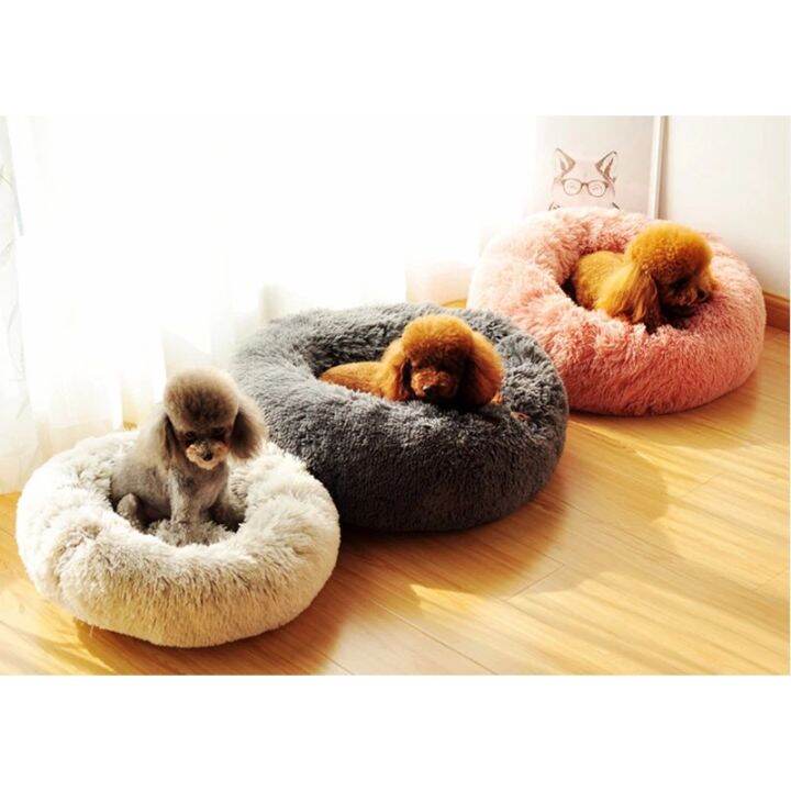 พร้อมส่ง-ที่นอนสัตว์เลี้ยง-รังสัตว์เลี้ยง-ที่นอนแมว-pet-fur-bed-ที่นอนแมว-ขนนุ่มฟู