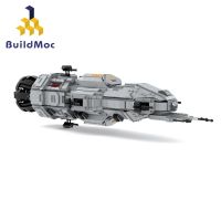 Zd837vnsv223 BuildMoc ขยาย Rocinante-Corvette-Class ชุดบล็อกตัวต่อเรือรบขนาดกลาง MCRN-Tachi Donnager ยานอวกาศของเล่นอิฐ