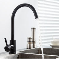 Free Shipping stainless steel Matte Kitchen Faucet Deck Sinks Faucet High Arch 360 Degree Swivel Cold Hot Mixer Water Tap