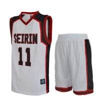 คุโรโกะโนะบาสเก็ต Basuke เครื่องแบบกีฬา SEIRIN Jersey Basket หมายเลข10 11เสื้อกีฬา Kagami Taiga กางเกงขาสั้น Mailot