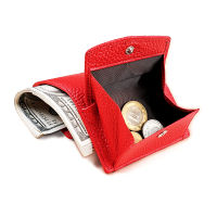 Japan And South Korea New Womens Small Wallet Leather Rfid Anti-degaussing Coin Loose Bag Money Clip Short Womens Wallet