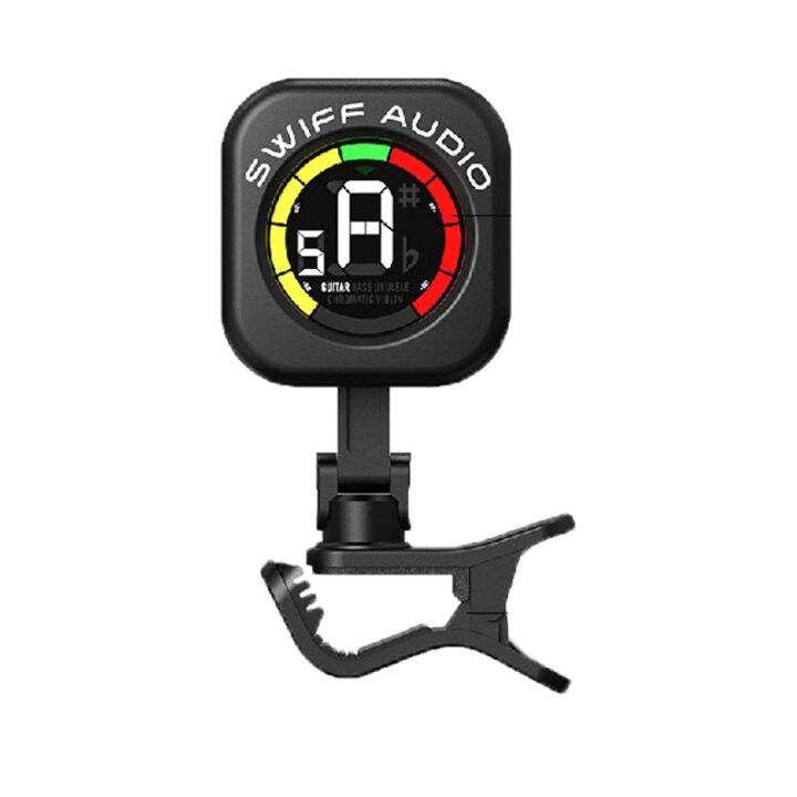 swiff-guitar-tuner-clip-on-high-precision-micro-tuner-auto-off-tuner-for-all-12-string-instruments-bass-ukulele-violin-chromatic