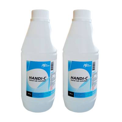 แพ็ค 2 ขวด (1,000มลต่อ1ขวด) แอลกอฮอล์ ล้างมือ Alcohol Handwash แฮนด์ดีซี Handi-C ราคาสุดคุ้ม ผลิตมาตรฐานสูงเกรดการแพทย์ ในประเทศไทย