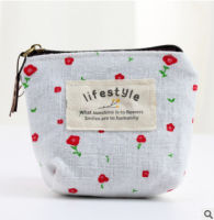 [In stock] ใหม่ญี่ปุ่นและเกาหลีขนาดเล็กสดกระเป๋าดอกไม้ Mood for Love กระเป๋าผ้าใบการ์ตูนมินิสไตล์ชนบท