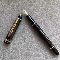 MB Luxury Msk-145สีดำเรซิ่น Rollerball ปากกาลูกลื่น Fountain ปากกาเขียนอุปกรณ์สำนักงานโรงเรียน Serial Number ปากกา Case