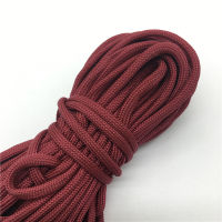 10yds Paracord 550 Parachute Cord Lanyard Rope Mil Spec Type III 7 Strand Climbing Camping Survival Equipment #Deep red-ZOK STORE