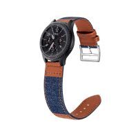 22mm nylonowa skórzana bransoletka dla Amazfit GTR 47 pasek na rękę dla Xiaomi Amazfit tempo/Stratos 1 2 3/GTR2 /GTR 2e/GTR3 Pro Watchband