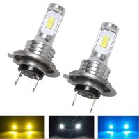 ไฟหน้า H7หลอดไฟ Xenon หลอดไฟ Halogen Dc 12-24V 6000K 2ชิ้นกันน้ำสีสดใสมากอุปกรณ์ตกแต่งรถยนต์โคมไฟหน้า