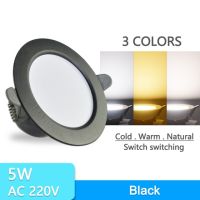 【☸2023 New☸】 SDFW3242 ดาวน์ไลท์3W 5W ไฟดาวน์ไลท์ Led Ac220v-240v หกสีไฟดาวน์ไลต์ห้องนั่งเล่นครัวไฟสปอร์ตไลท์เพดานในร่ม