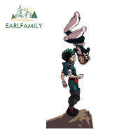 EARLFAMILY 13Cm X 5.3Cm สำหรับ My Hero Academia ครีมกันแดดสติ๊กเกอร์รถยนต์รถจักรยานยนต์อนิเมะอุปกรณ์เสริมรถยนต์ติดลำตัวบุคลิกภาพ