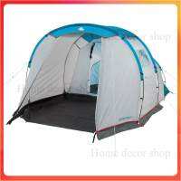 QUECHUA tent เต็นท์ 1 ห้องนอนพร้อมเสาค้ำรุ่น ARPENAZ 4.1 สำหรับ 4 คน ขนาด 4.55 X 2.4 เมตร