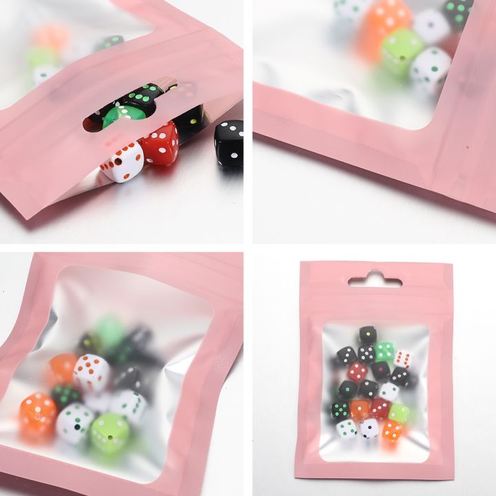 hot-dt-50pcs-colorful-mylar-resealable-ziplock-holographic-with-window-for-jewelry-display