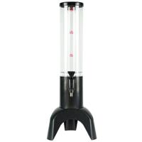 1.5L Beer Dispenser Tower Easy Clean Integrated Tap with Ice Tube Clear Beverage Tower Dispenser