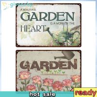 30*20CM✿Vintage Garden Retro Metal Plate Tin Sign Plaque for Bar Pub Club Cafe Art