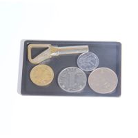 A Keys Coins &amp; Cards Tray for Metal Card Holder Wallet Men Women Slim Aluminum Case Card Holders