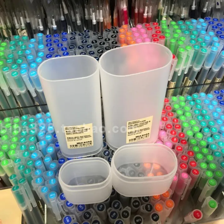 Authentic MUJI muji PP glasses case, pencil case and pencil case in