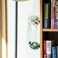 Plant Hanger Indoor Plant Flower Pot Plant Vegan Leather Hanging Shelf Modern Style Plant Hanger Macrame , Hanging Planters Set