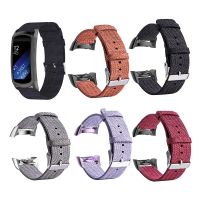 ✟ Wygodny pasek na pasek z płótna wymiana paska na zegarek Samsung Gear Fit 2 Pro R360 R350 R365