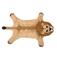 2021Bubble Kiss Fashion New Plush Carpet Creative Imitating Lion Pattern Bedside Carpet For Childrens Room Washable Home Area Rugs