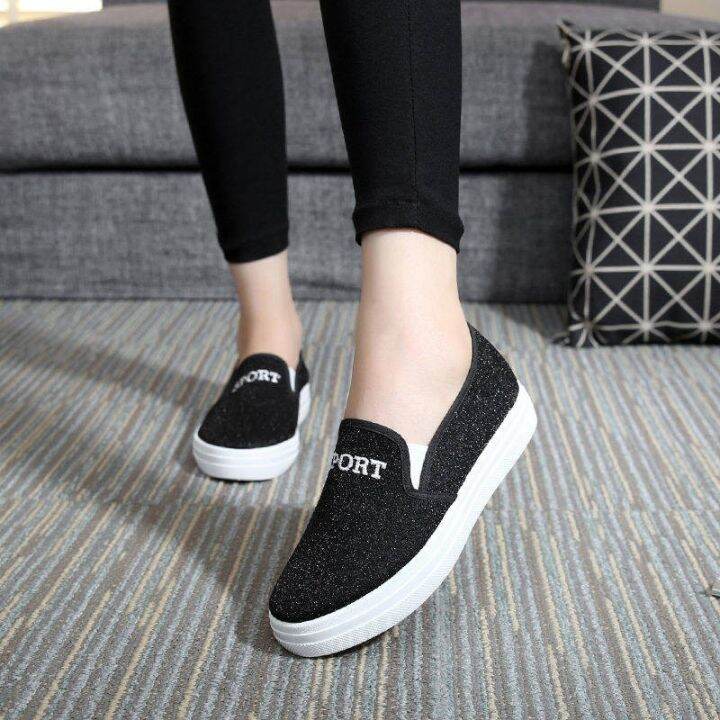 ready-stock-kasut-kulit-hitam-perempuan-kasut-kulit-wanita-kasut-sarung-perempuan-autumn-baru-kasut-beijing-lama-kasut-wanita-kasut-wanita-flat-canvas-single-shoes-mulut-cetek-pedal-kasut-ibu-kasut-ka