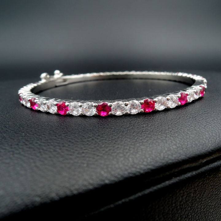 top-quality-created-ruby-diamond-gemstone-cut-bangle-bracelet-silver-925-color-wedding-jewelry-for-women-gift-wholesale