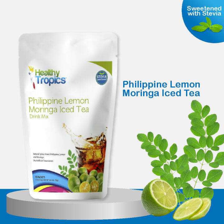 Philippine Lemon Moringa Iced Tea 5grams x 15sachets Lazada PH