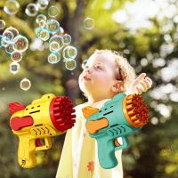 【Ready Stock】 ✵❍ C30 Bubble Gun Kids Toys Electric Automatic Soap Rocket Bubbles Machine Outdoor Wedding Party Toy LED Light Children Birthday Gifts Summer Toy Gift for Outdoor Indoor Birthday Wedding