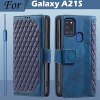 For Samsung Galaxy A21S Case Leather Flip A217F Samsung A21S Case For Coque Samsung A21S Phone Case Fundas Magnetic Wallet Cover Phone Cases