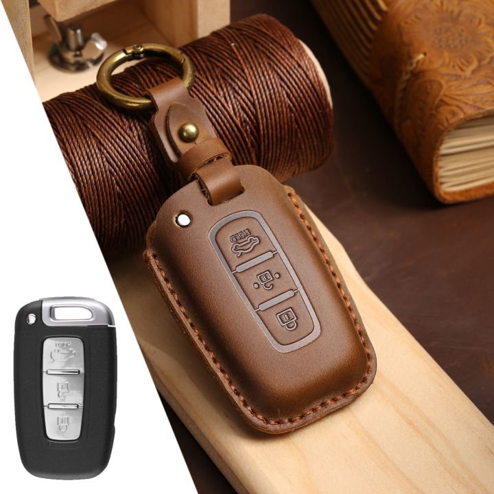 luxury-car-key-case-cover-genuine-leather-keychain-accessories-for-kia-k3-k5-forte-sportage-d5-remote-keyring-shell-holder-bag