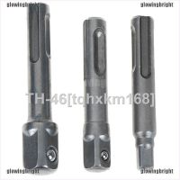 ℡☇☞ Suitable choice 3pcs sds socket driver set drill bit adaptor 3/8 1/4 1/2 hex shank converter Affordable