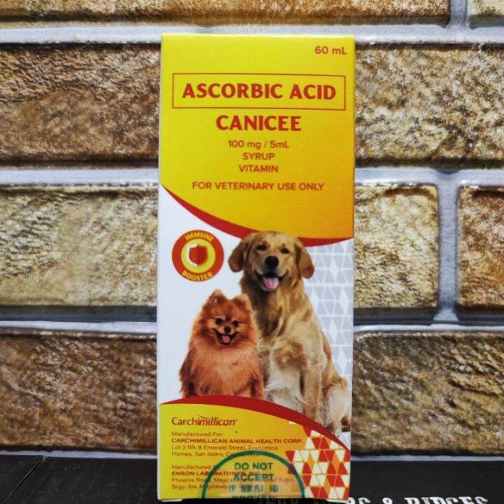 Canicee Ascorbic Acid Vitamin Supplement Syrup for Dogs Puppies