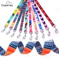 Nylon Dog Leash Colorful Print Dogs Cat Lead Rope 150cm Pet Belt Leashes for Dogs Cats Walking Training Rope French Bulldog Pug