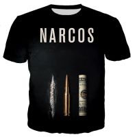 2023 New Narcos Pablo Escobar Narcos 3D Printed T-shirt Men Women Fashion Casual Tshirt Harajuku Streetwear Oversized Tops Tees