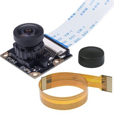 ﺴ✶ஐ Raspberry Pi 3 Camera Module 160 ° 1080P pi Camera fisheye OV5647 Sensor with Flex Cable for Raspberry Pi 4/ 3B /2B/ Pi Zero