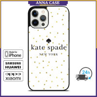 KateSpade 26 เคสโทรศัพท์สำหรับ iPhone 14 Pro Max / iPhone 13 Pro Max / iPhone 12 Pro Max / XS Max / Samsung Galaxy Note 10 Plus / S22 Ultra / S21 Plus ฝาครอบเคสป้องกันการตก