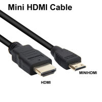 Mini HDMI to HDMI Cable male to male 1080p 3D High speed Gold Plated Plug Mini HDMI to HDMI Cable for Projector Notebook