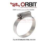 ORBIT เข็มขัดรัดท่อ รุ่นสแตนเลสแท้ทั้งตัว SUS304 W4 ของแท้ 100%