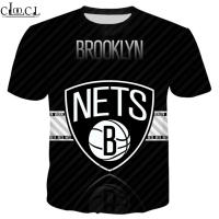 （Can Customizable）2023 Team Logo Pattern 3D Print Men Women Round Neck Tops Casual T-Shirts Brooklyn Nets Charlotte Bobcats Washington Wizards Denver Nuggets Boston Celtics（Adult and Childrens Sizes）