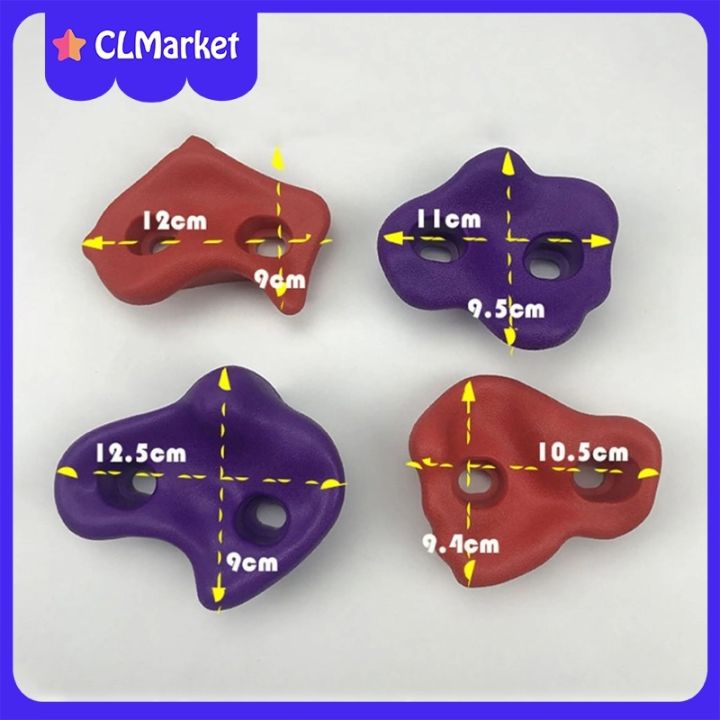 ขายดี-egxtrb-10ชิ้นสกรูหินที่เกาะปีนเขาฟรีสำหรับเด็กหินก้อนหินผนังไม้สำหรับ-diy