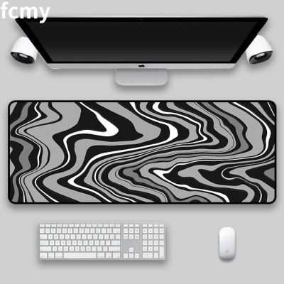 Black Big Mousepad Personalized Fabric Mouse Pad Art Table Mats Office Car Desk Pad Mouse Mat Rubber Mat for Computer Table