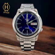 Chính hãng Đồng Hồ Nam Seiko Automatic SNKE51K1 Dây Sắt Vỏ Trắng Mặt Xanh