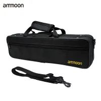 Ammoon 16หลุม C ขลุ่ยกรณี Gig Bag กล่องใส่กระเป๋าเป้สะพายหลังกันน้ำ600D โฟม Padding ฝ้ายปรับสายคล้องไหล่เดี่ยว